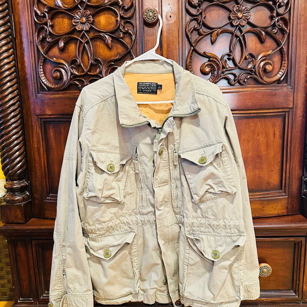 J. Crew Beige Military Field Jacket